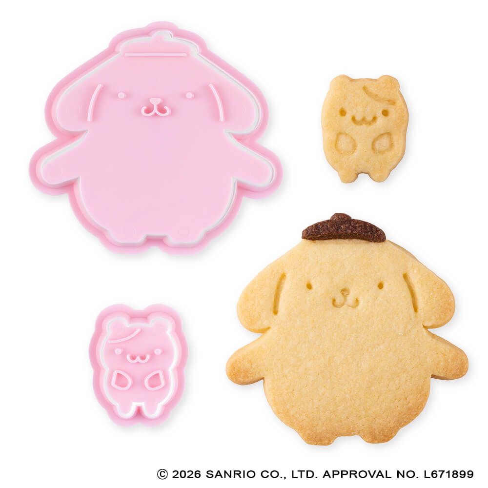 だっこクッキー型ポムポムプリン