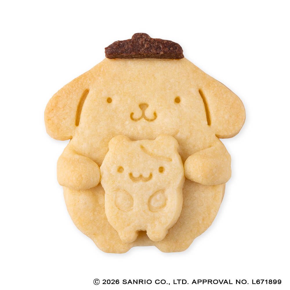 だっこクッキー型ポムポムプリン