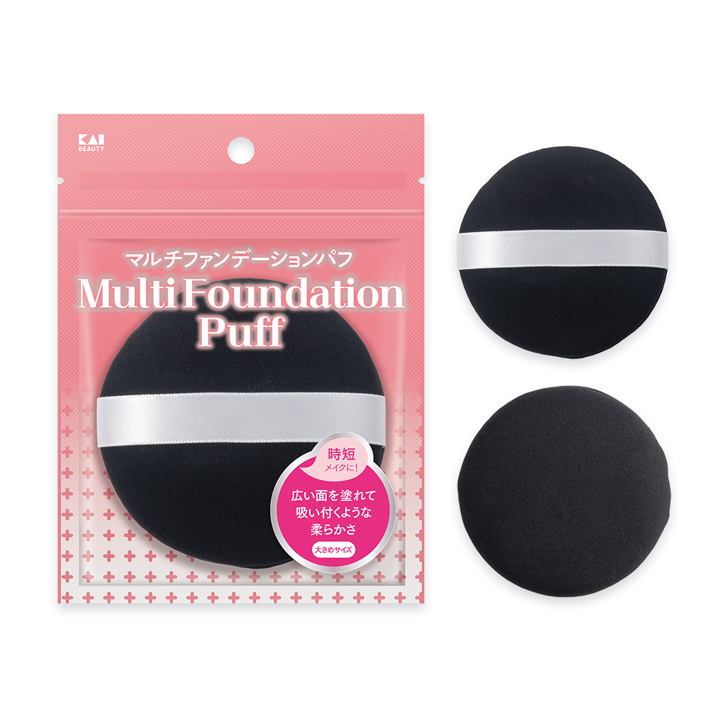 マルチファンデーションパフ大きめサイズ[M便 1/1]