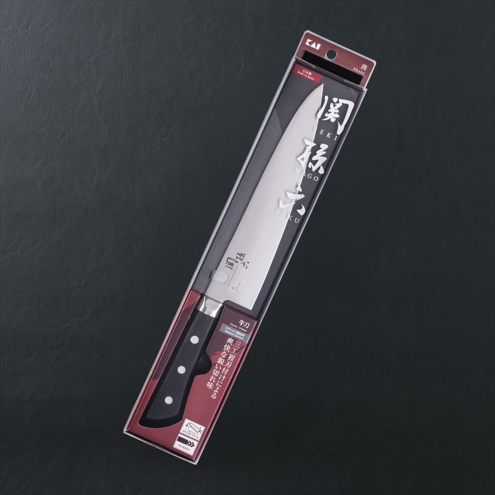 関孫六 茜 牛刀 210mm: キッチン用品｜貝印公式オンラインストア