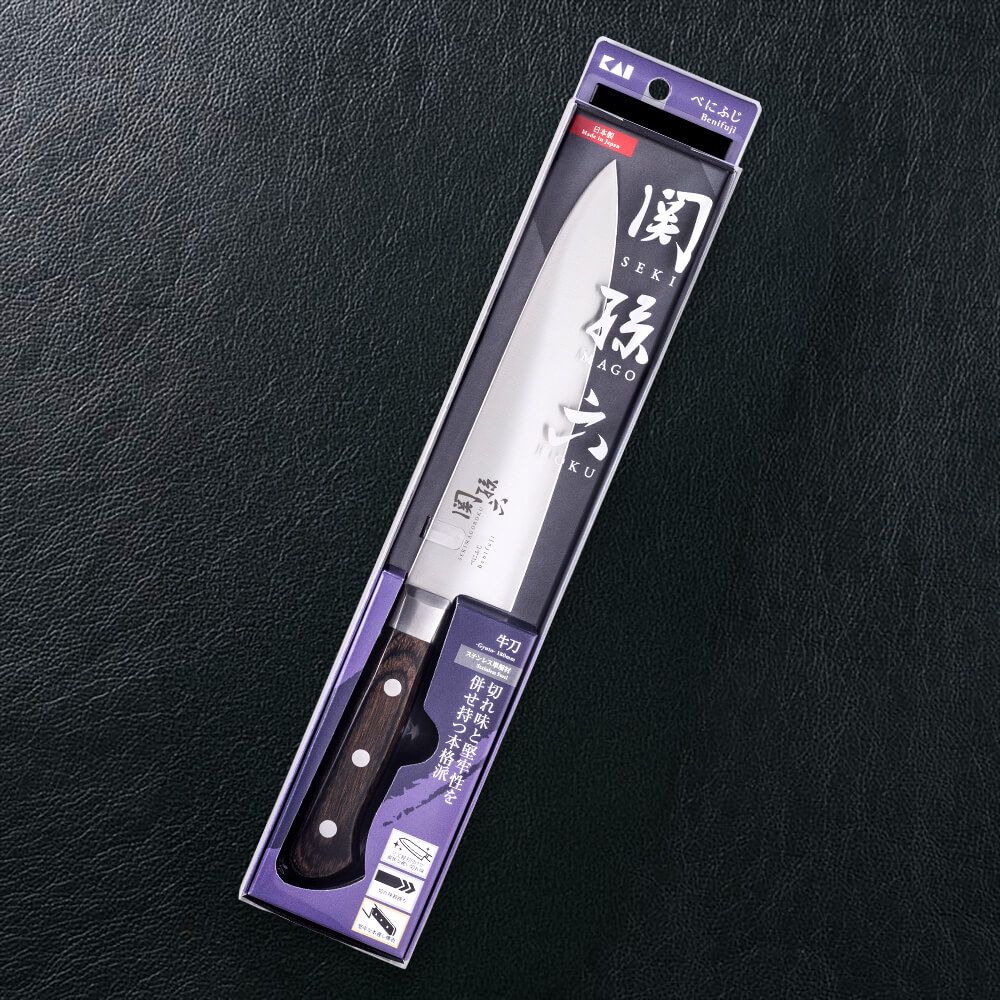 関孫六 べにふじ 牛刀 180mm: キッチン用品｜貝印公式オンラインストア