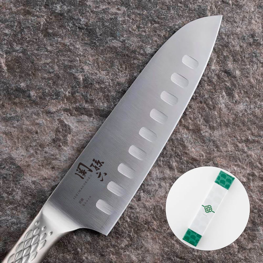 名入れ対応 関孫六 三徳包丁165mm ギフト付