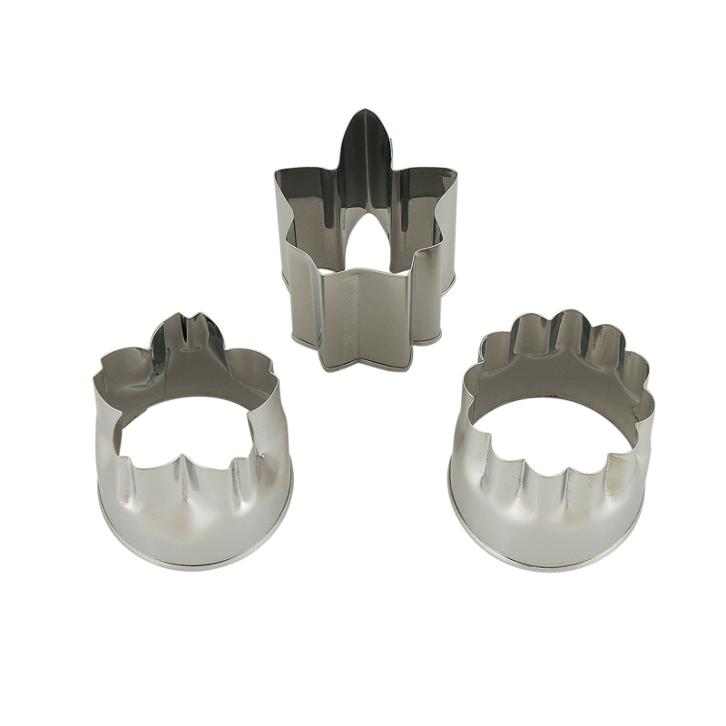 【ブラックフライデー特別価格】ステンレス野菜抜き型　花3個組