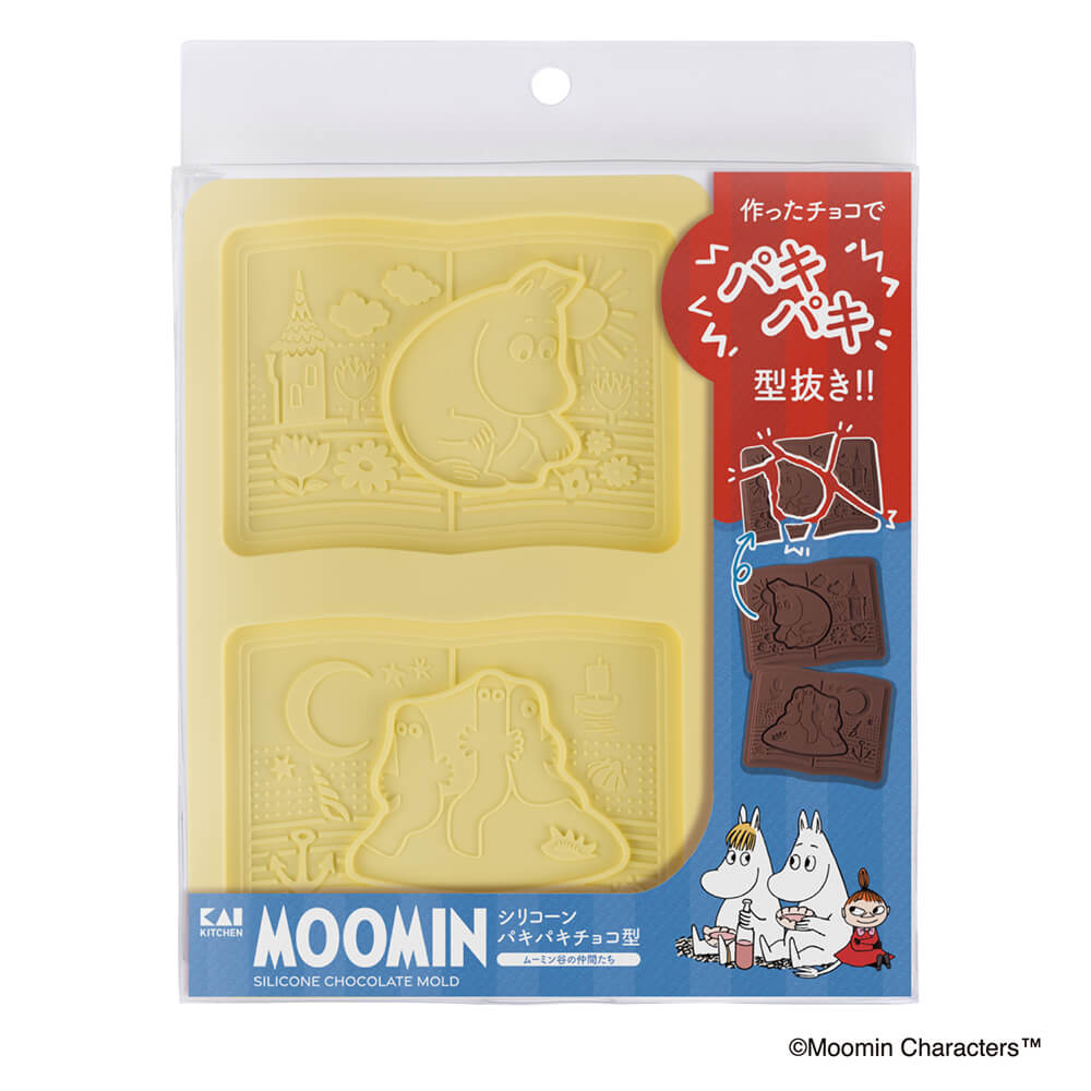 シリコーンパキパキチョコ型 ムーミン谷の仲間たち