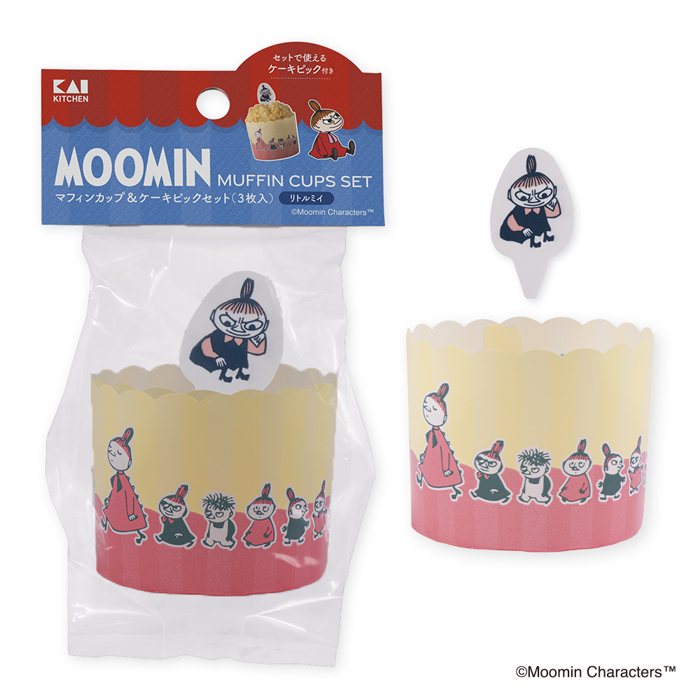 マフィンカップ＆ケーキピックセット（3枚入）リトルミイ