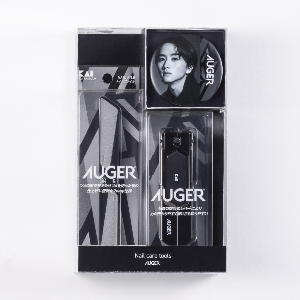 【数量限定】AUGER Nail care tools オリジナル缶バッジ付
