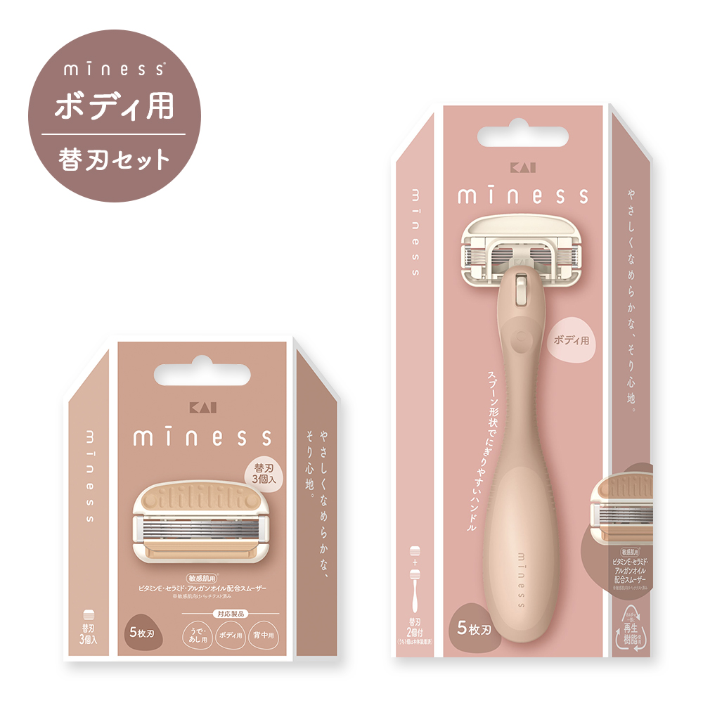 miness ボディ用替刃セット〈mCP〉