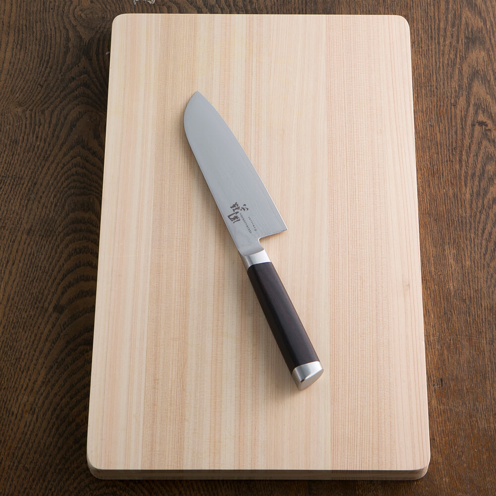 【名入れ対応】 関孫六 ダマスカス 小三徳包丁 145mm