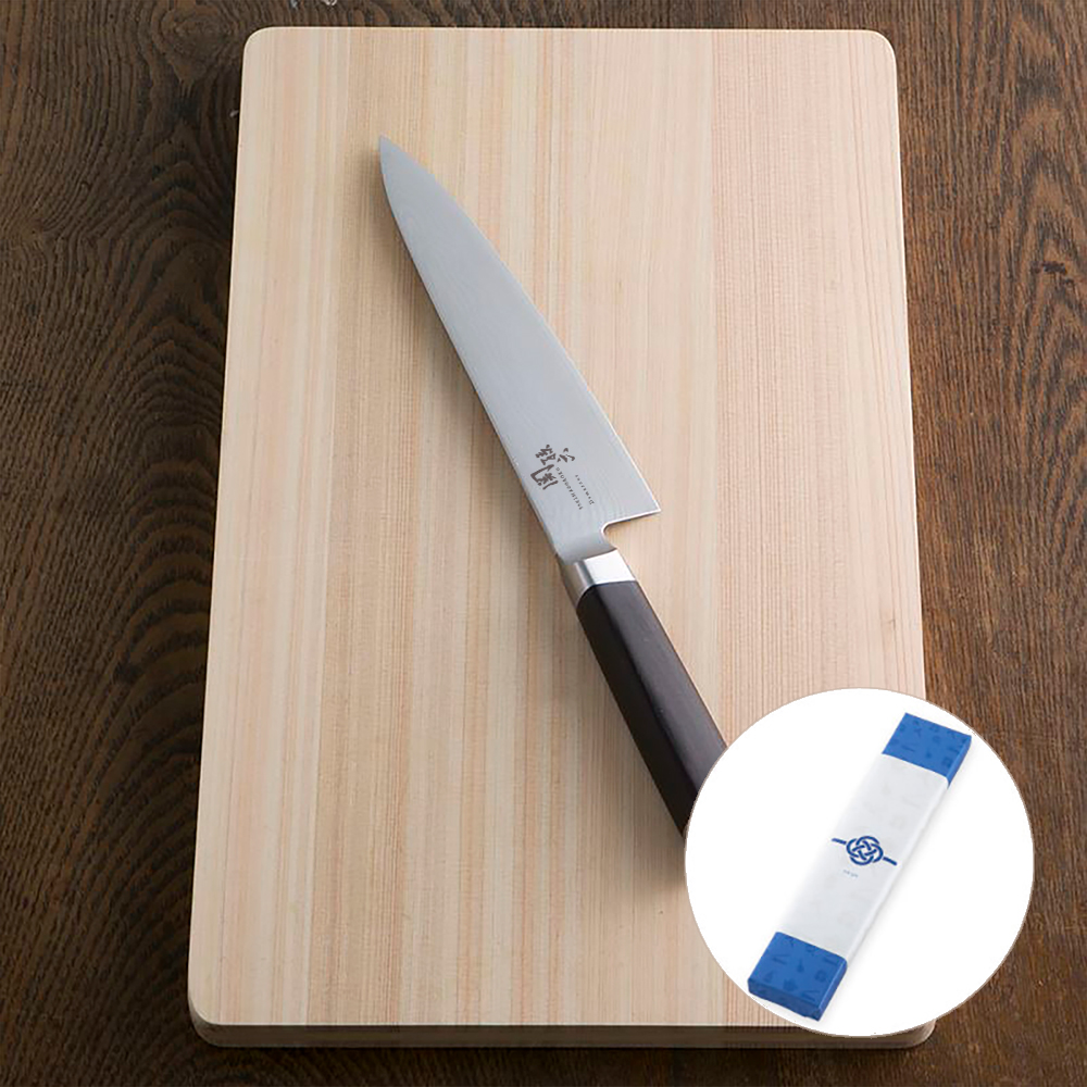 【名入れ対応】 関孫六 ダマスカス 牛刀 180mm / ギフト包装付き(KAI Gift)