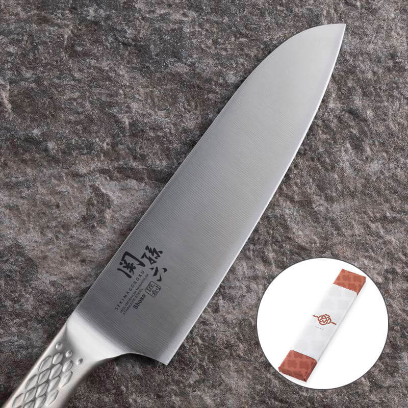 【名入れ対応】関孫六 匠創 三徳包丁 165mm / ギフト包装付き(Thanks Mom)