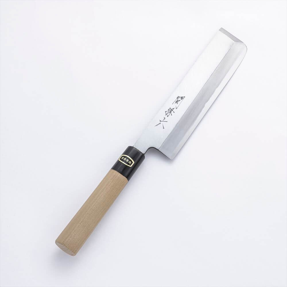 関孫六 白紙鋼（白紙2号） 水牛柄 薄刃 180mm