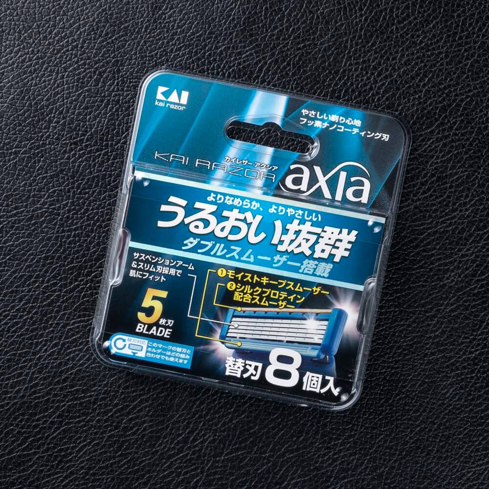 KAI RAZOR　axia　替刃8個入