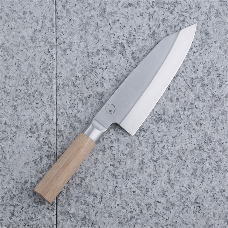 橋本幹造 両刃包丁 片鎬出刃