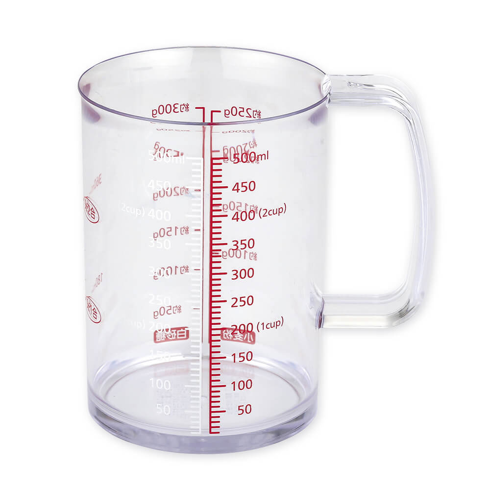 どこでも注げる耐熱計量カップ 500ml