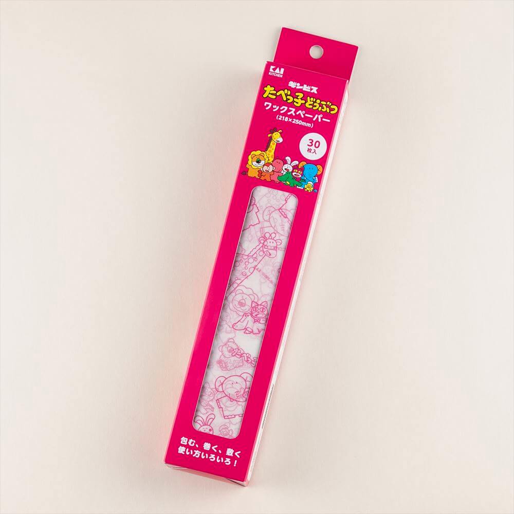 ワックスペーパー　たべっ子どうぶつ（ピンク）