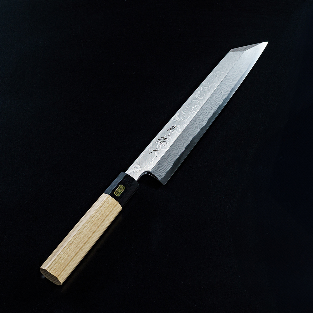 関孫六 青紙鋼ダマスカス（青紙2号） 切付 240ｍｍ