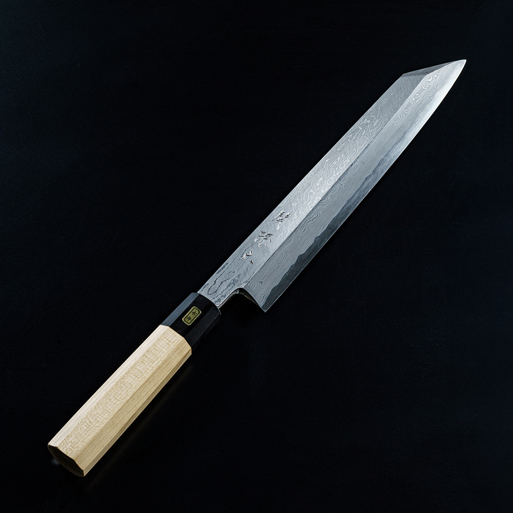 関孫六 青紙鋼ダマスカス（青紙2号） 切付 270ｍｍ