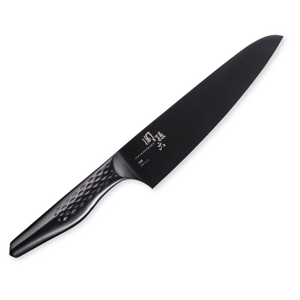 関孫六 匠創 - 漆黒 シェフナイフ 180mm
