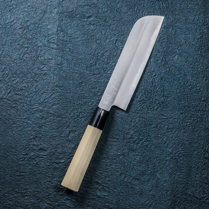 関孫六 銀寿本鋼 和包丁 鎌型 165mm