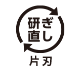 研ぎ直し 片刃