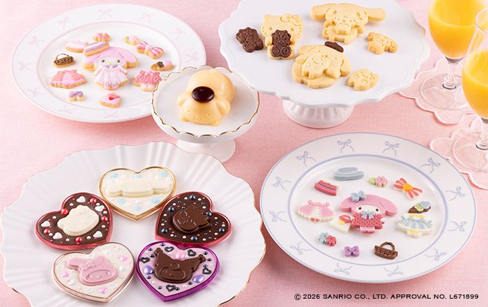 サンリオキャラクターズ×貝印の製菓シリーズ