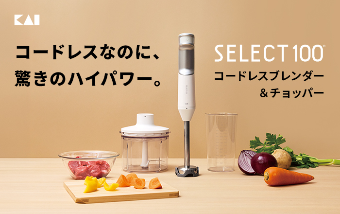 SELECT100 コードレスブレンダー＆チョッパー